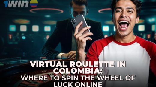 Virtual roulette game interface featuring a spinning wheel and betting options, themed for a Colombian audience.